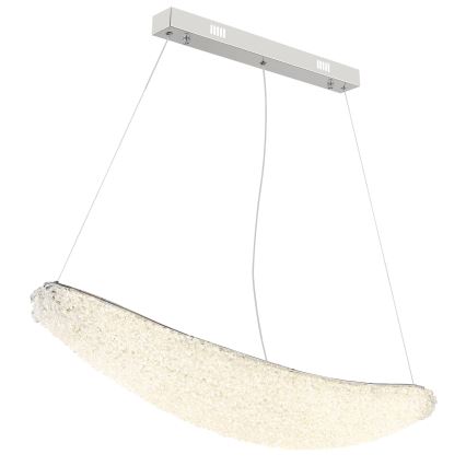 Globo - himmennettävä LED-riippuvalaisin vaijerilla LED/40W/230V 2700-6000K kiiltävä kromi + kaukosäädin