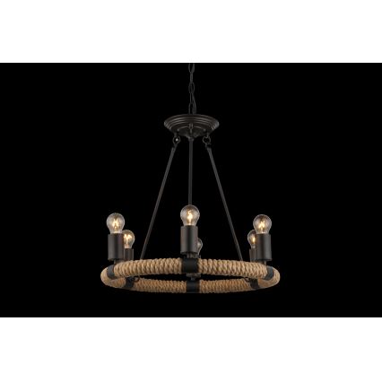 Globo - Kattokruunu ketjussa 6xE27/40W/230V