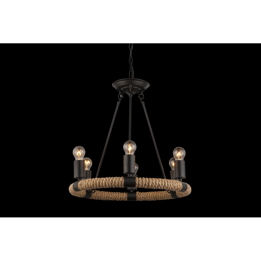 Globo - Kattokruunu ketjussa 6xE27/40W/230V