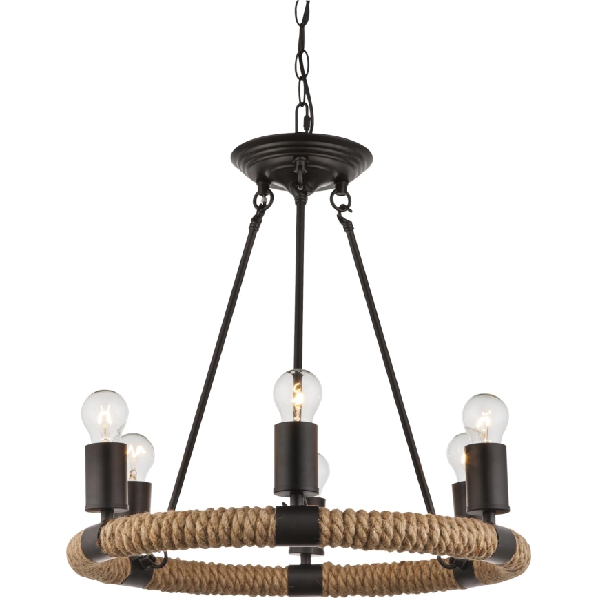 Globo - Kattokruunu ketjussa 6xE27/40W/230V