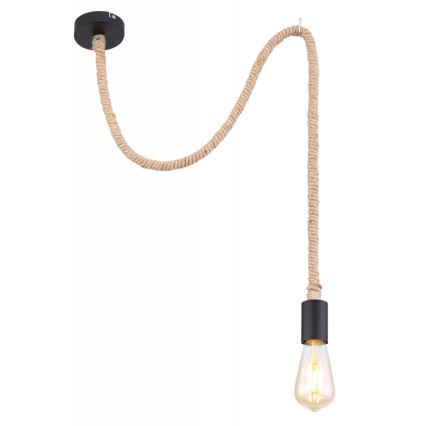 Globo - Kattokruunu narulla 1xE27/60W/230V