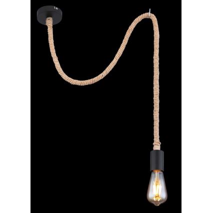 Globo - Kattokruunu narulla 1xE27/60W/230V