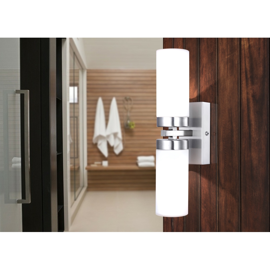 Globo - Kylpyhuoneen seinävalaisin 2xE14/40W/230V IP44