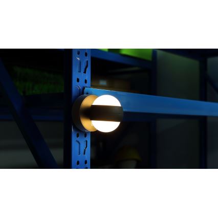 Globo - LED himmennettävä ladattava kosketusseinävalaisin LED/1,4W/5V 1800 mAh musta