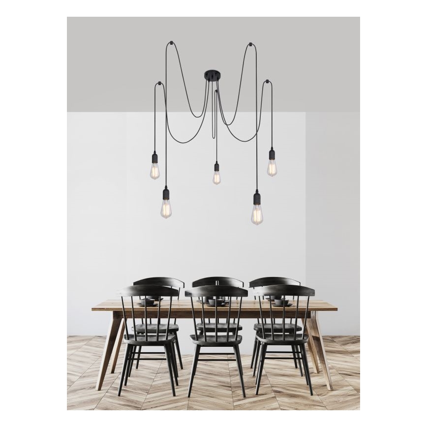 Globo A110-5 - Riipusvalaisimet MARACANA 5xE27 / 60W / 230V