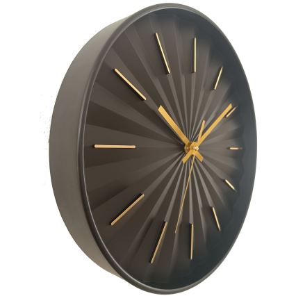 Globo - Seinäkello, Ø 30,5 cm, 1x AA, musta