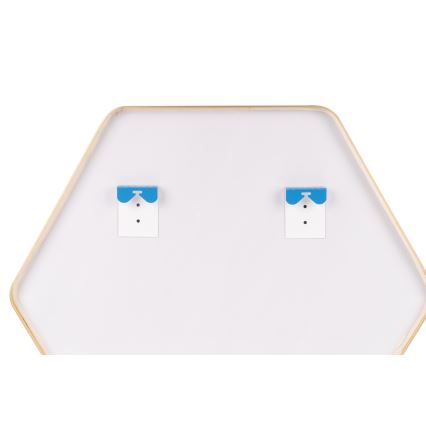 Globo - Seinäpeili 70x80 cm kullanvärinen