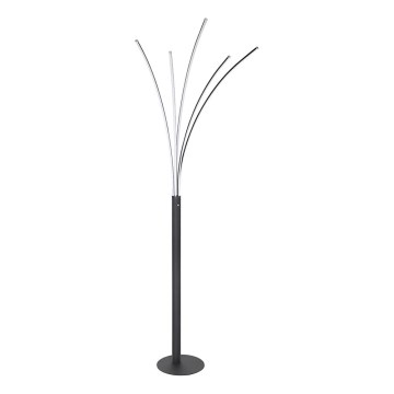 Globo - Himennettävä kosketusohjattu lattiavalaisin LED/36W/230V musta