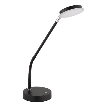 Globo – himmennettävä kosketustoiminnolla varustettu LED-pöytälamppu, 6,5 W, 230 V, 2700/3350/4000 K, musta