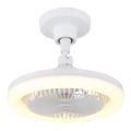 Globo - himmennettävä LED-kattotuuletin LED/20W/230V 3000-6500K valkoinen + kaukosäädin