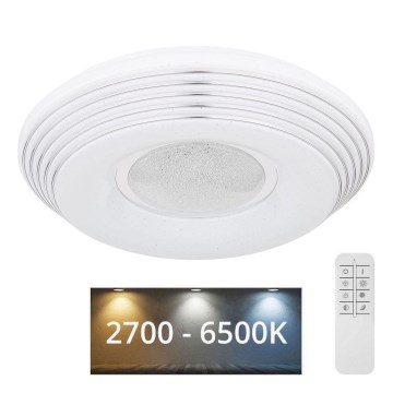 Globo - Himmennettävä LED-kattovalaisin LED/24W/230V 2700-6500K + kauko-ohjaus