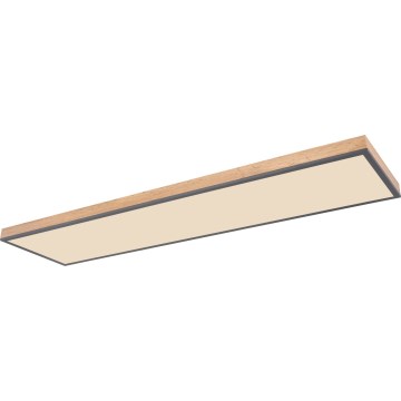 Globo - Himmennettävä LED-kattovalaisin LED/36W/230V 2700-6500K ruskea/harmaa + kaukosäädin