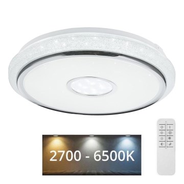 Globo - himmennettävä LED-kattovalaisin LED/40W/230V 2700-6500K + kaukosäädin