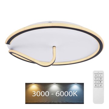 Globo - Himmennettävä LED-kattovalaisin RODAN LED/50W/230V 3000-6000K + kauko-ohjaus