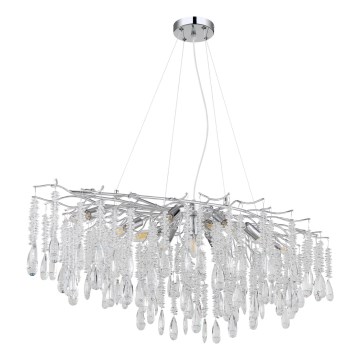 Globo - Kaapelilla ripustettava kattokruunu 12xE14/40W/230V