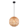 Globo - Kattokruunu johdossa 1xE27/60W/230V bambu