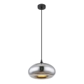 Globo - Kattokruunu johdossa 1xE27/60W/230V kiiltävä kromi