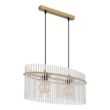 Globo - Kattokruunu johdossa 2xE27/60W/230V kulta