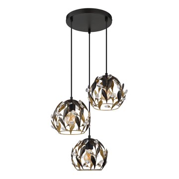 Globo - Kattokruunu johdossa 3xE27/40W/230V halkaisija 41 cm