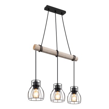 Globo - Kattokruunu johdossa 3xE27/40W/230V