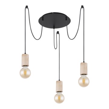 Globo - Kattokruunu johdossa 3xE27/60W/230V hämähäkki