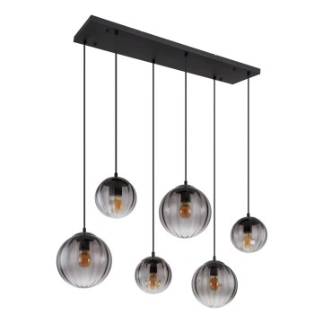 Globo - Kattokruunu johdossa 6xE27/60W/230V