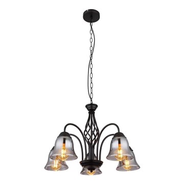 Globo - Kattokruunu ketjussa 5xE27/60W/230V