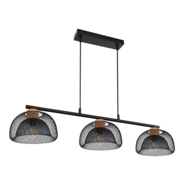 Globo - Kattokruunu narulla 3xE14/40W/230V