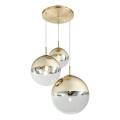 Globo - Kattokruunu narulla 3xE27/40W/230V