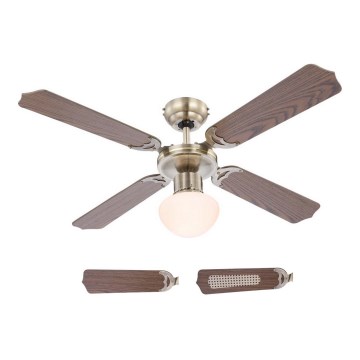 Globo - Kattotuuletin CHAMPION 1xE27/60W/230V