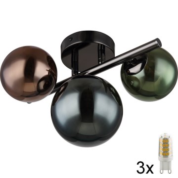 Globo - Kiinteä LED-kattokruunu 3xG9/3,5W/230V