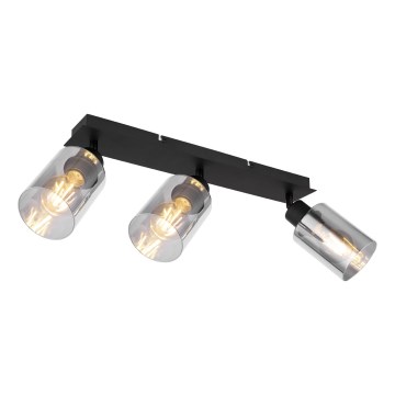 Globo - Kohdevalo 3xE27/15W/230V musta