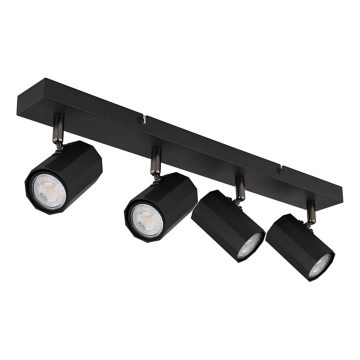 Globo - Kohdevalo 4xGU10/25W/230V musta