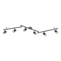 Globo - Kohdevalo 6xGU10/35W/230V antrasiitti