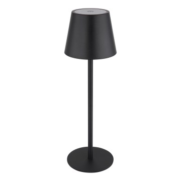 Globo - kosketushimmennettävä, ladattava LED-pöytälamppu ulkokäyttöön 3-in-1 LED/3W/5V 3000/4000/5000K IP54 1800 mAh musta