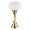 Globo - Kultainen pöytälamppu 1xE14/25W/230V