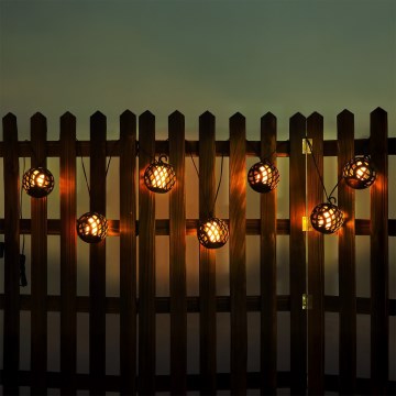 Globo - LED aurinkokäyttöinen koristevalosarja 98xLED/0,1W/3V 410 cm IP44 600 mAh