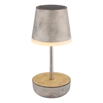 Globo - LED aurinkokäyttöinen lamppu 10xLED/0,06W/3V IP44 800 mAh harmaa