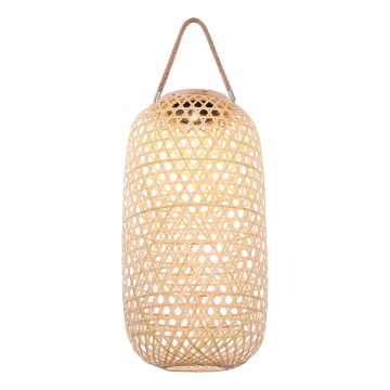 Globo - LED aurinkokäyttöinen valaisin LED/0,06W/3V bambu IP44 600 mAh