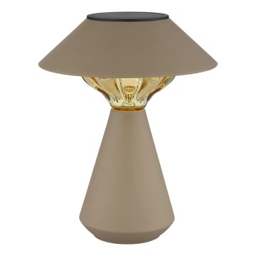 Globo - LED aurinkokennovalo 10xLED/0,06W/1,2V IP44 600 mAh ruskea