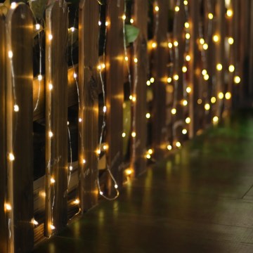 Globo - LED-aurinkoketju 120xLED/3,2V IP44 13,4 m 600 mAh