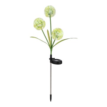 Globo - LED aurinkovalaisin 3xLED/0,06W/3V 5000K IP44 200 mAh keltainen