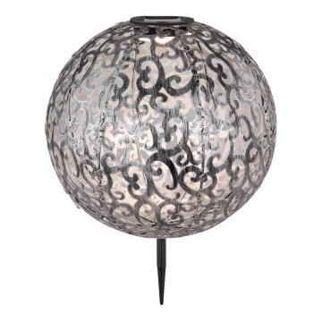 Globo - LED-aurinkovalaistus LED/0,06W/1,2V hopea IP44 285x400 mm