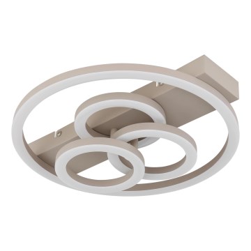 Globo - LED Himennettävä kattovalaisin LED/40W/230V 2700-6500K halkaisija 35x33 cm beige + kaukosäädin