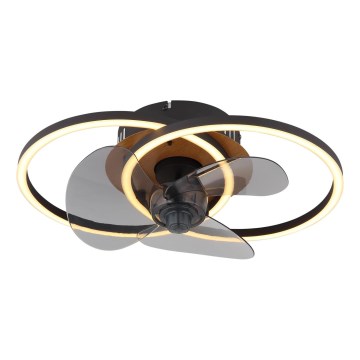 Globo - LED himmennettävä kattotuuletin LED/24W/230V 2700-6500K + kaukosäädin