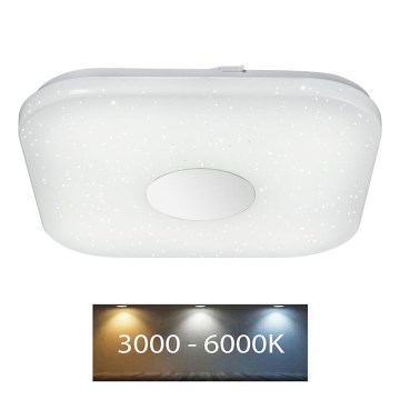 Globo - LED himmennettävä kattovalaisin LED/24W/230V 3000-6000K + kaukosäädin