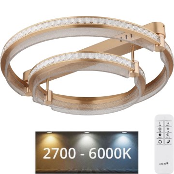 Globo - LED himmennettävä kattovalaisin LED/78W/230V 2700K-6000K + kaukosäädin