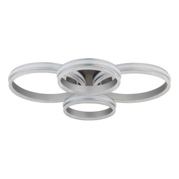 Globo - LED-himmennettävä kattovalaisin LED/90W/230V 2700-6000K hopea + kaukosäädin