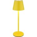 Globo - LED-himmennettävä kosketusohjattu ladattava ulkokäyttöinen pöytävalaisin 3-in-1 LED/3W/5V 3000/4000/5000K IP54 1800 mAh keltainen