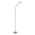 Globo - LED-himmennettävä, kosketusohjattu lattiavalaisin LED/6,5W/230V 2700/3350/4000K mattakromi